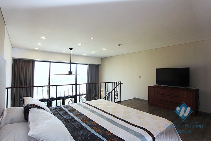 Luxury one bedroom apartment for rent in Pentstudio building, Tay Ho district, Ha Noi